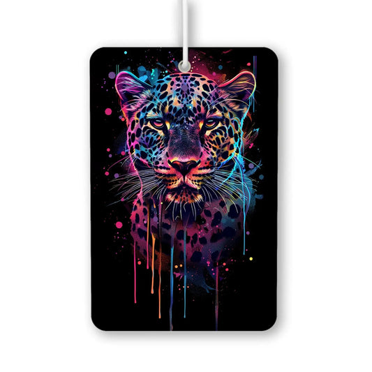 Colorful Leopard Art Air Freshener