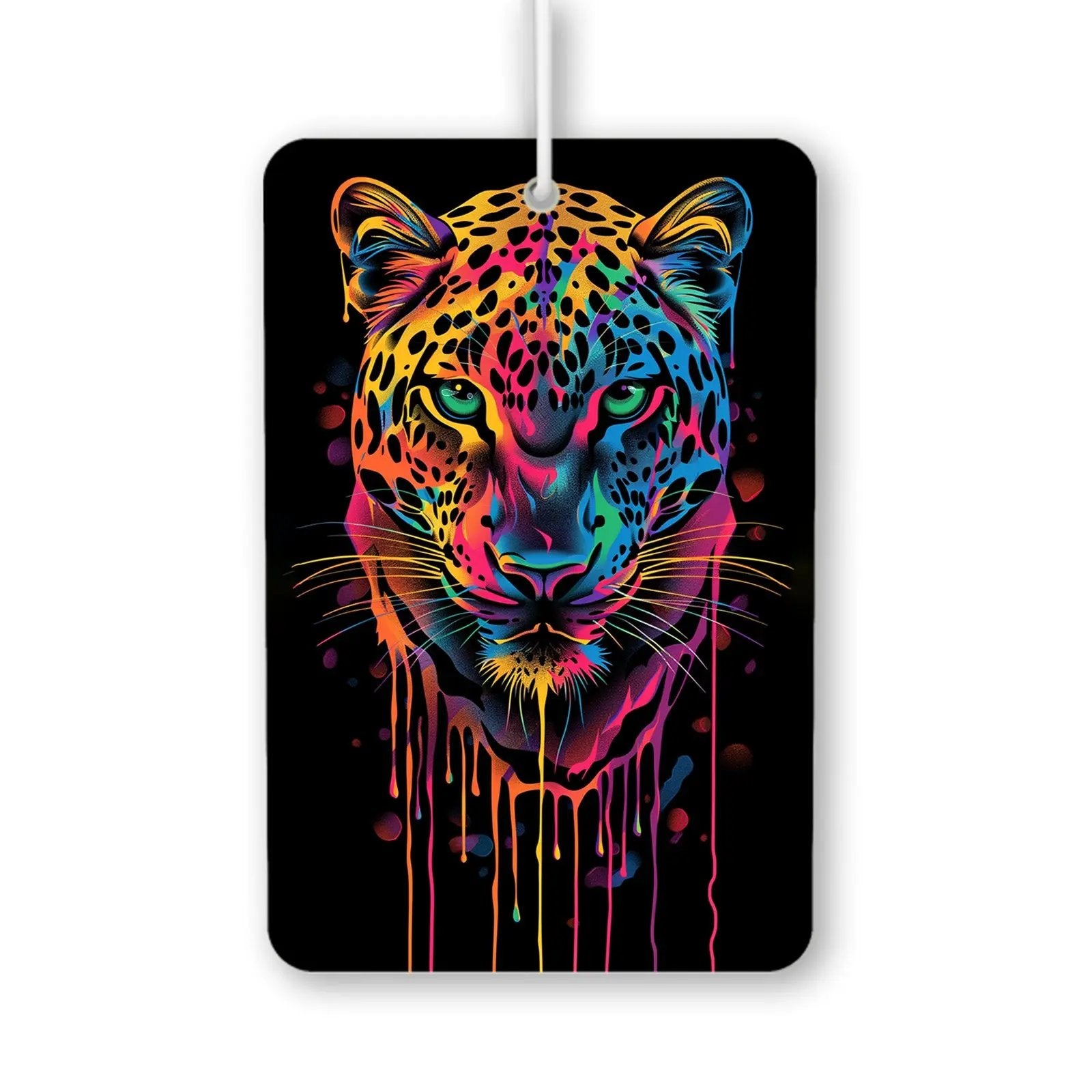 Colorful Leopard Face Air Freshener