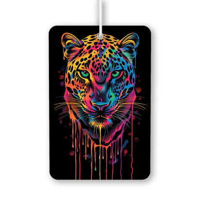 Colorful Leopard Face Air Freshener