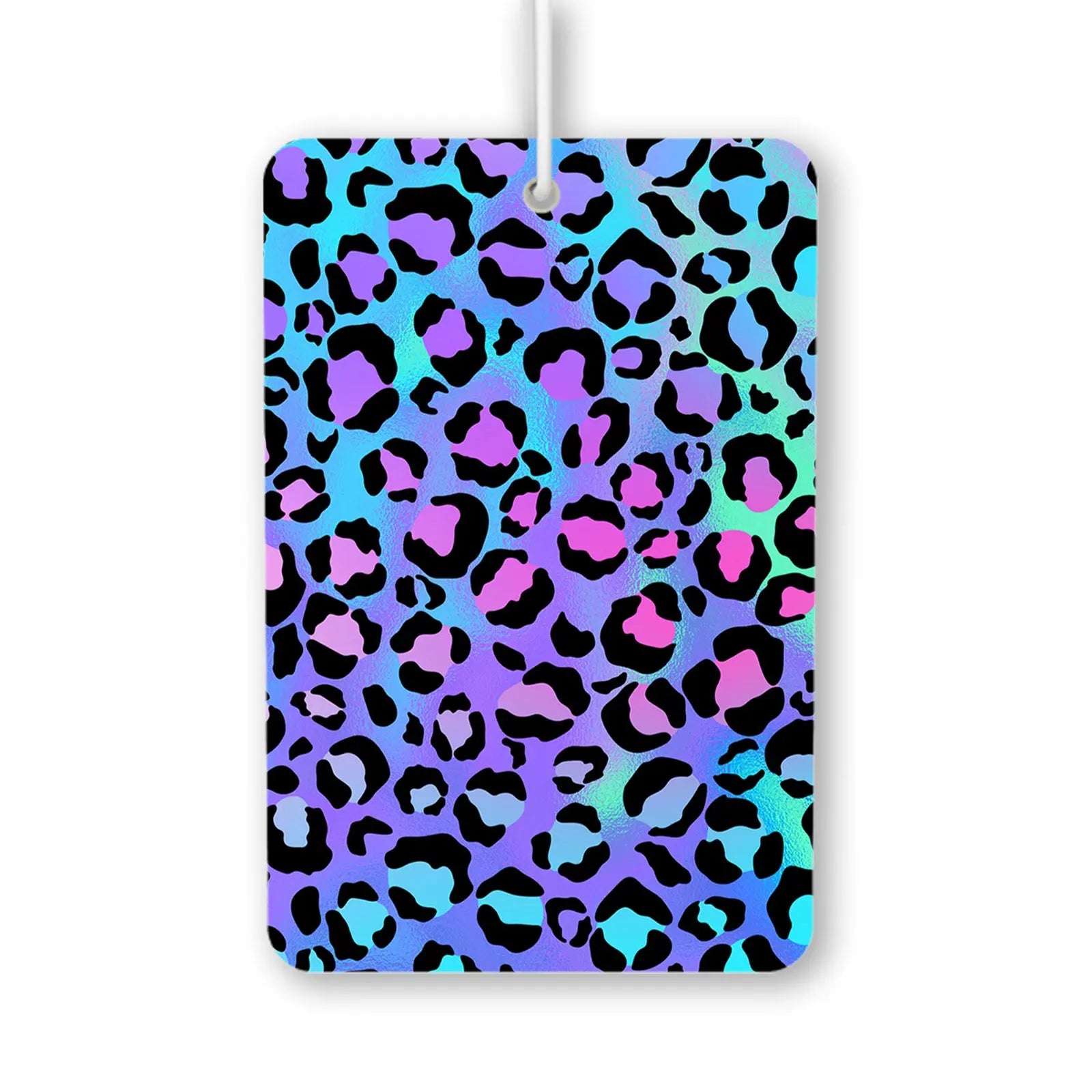 Colorful Leopard Print Air Freshener