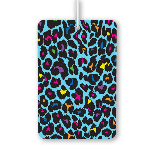 Colorful Leopard Print Air Freshener