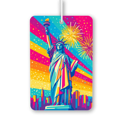 Colorful Liberty Statue Air Freshener