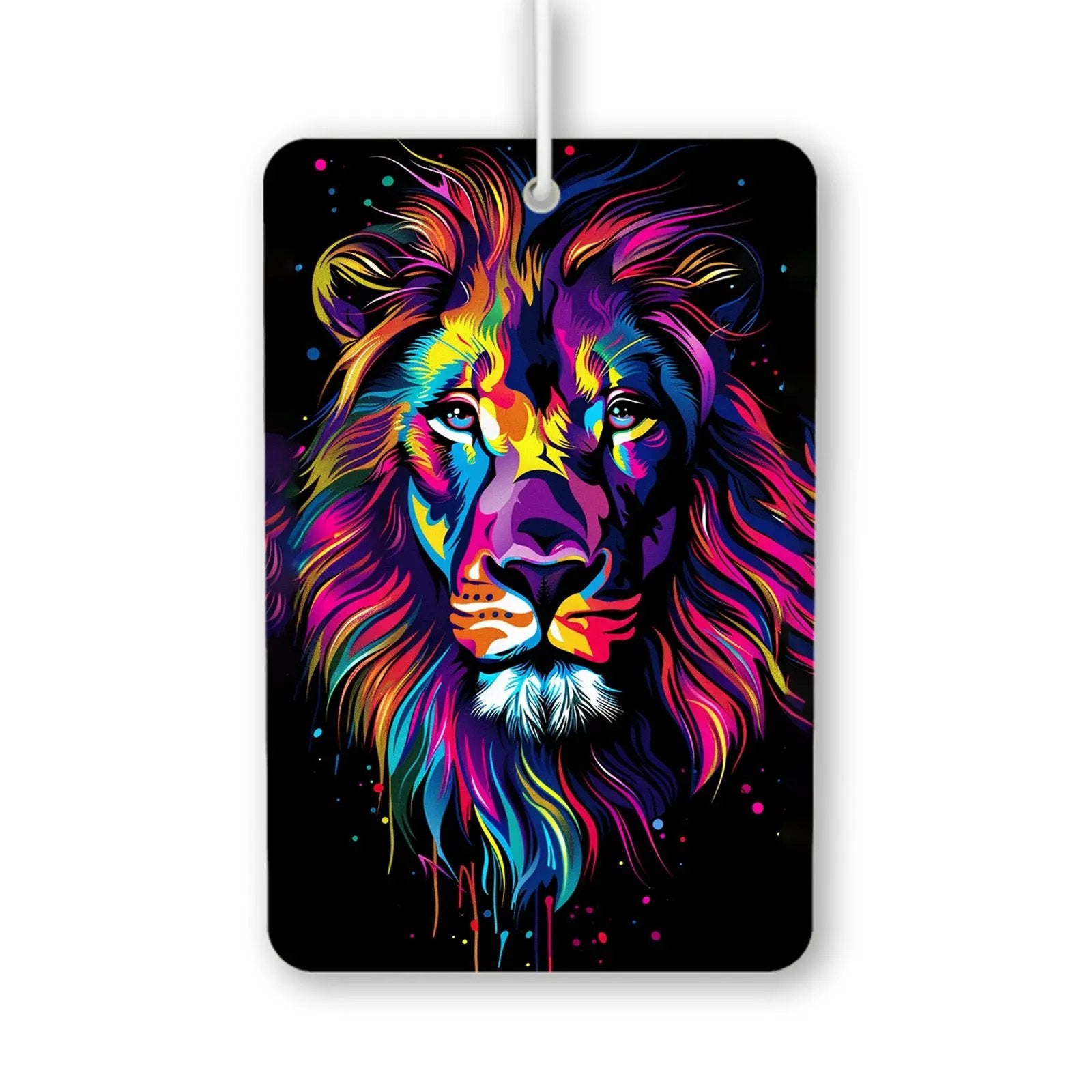 Colorful Lion Air Freshener