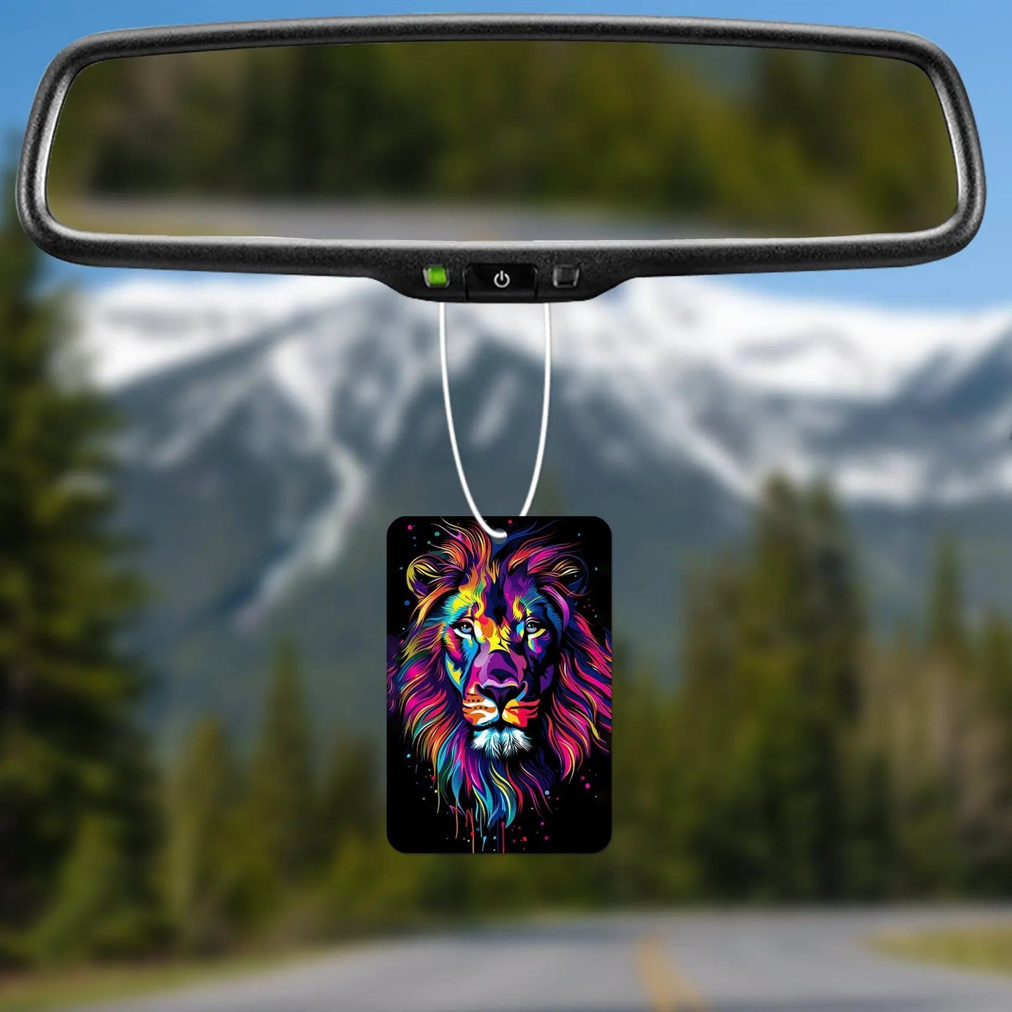 Colorful Lion Air Freshener