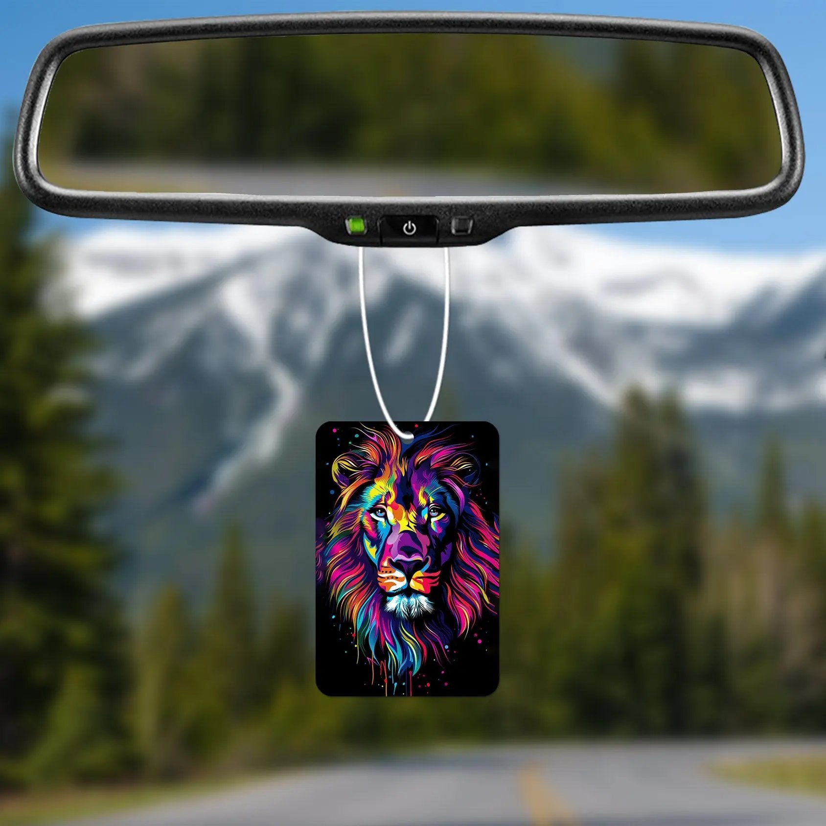 Colorful Lion Air Freshener