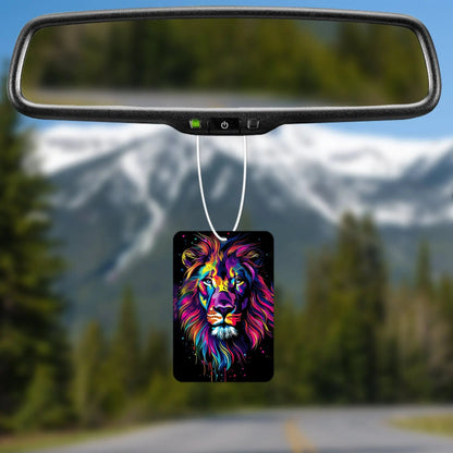 Colorful Lion Air Freshener