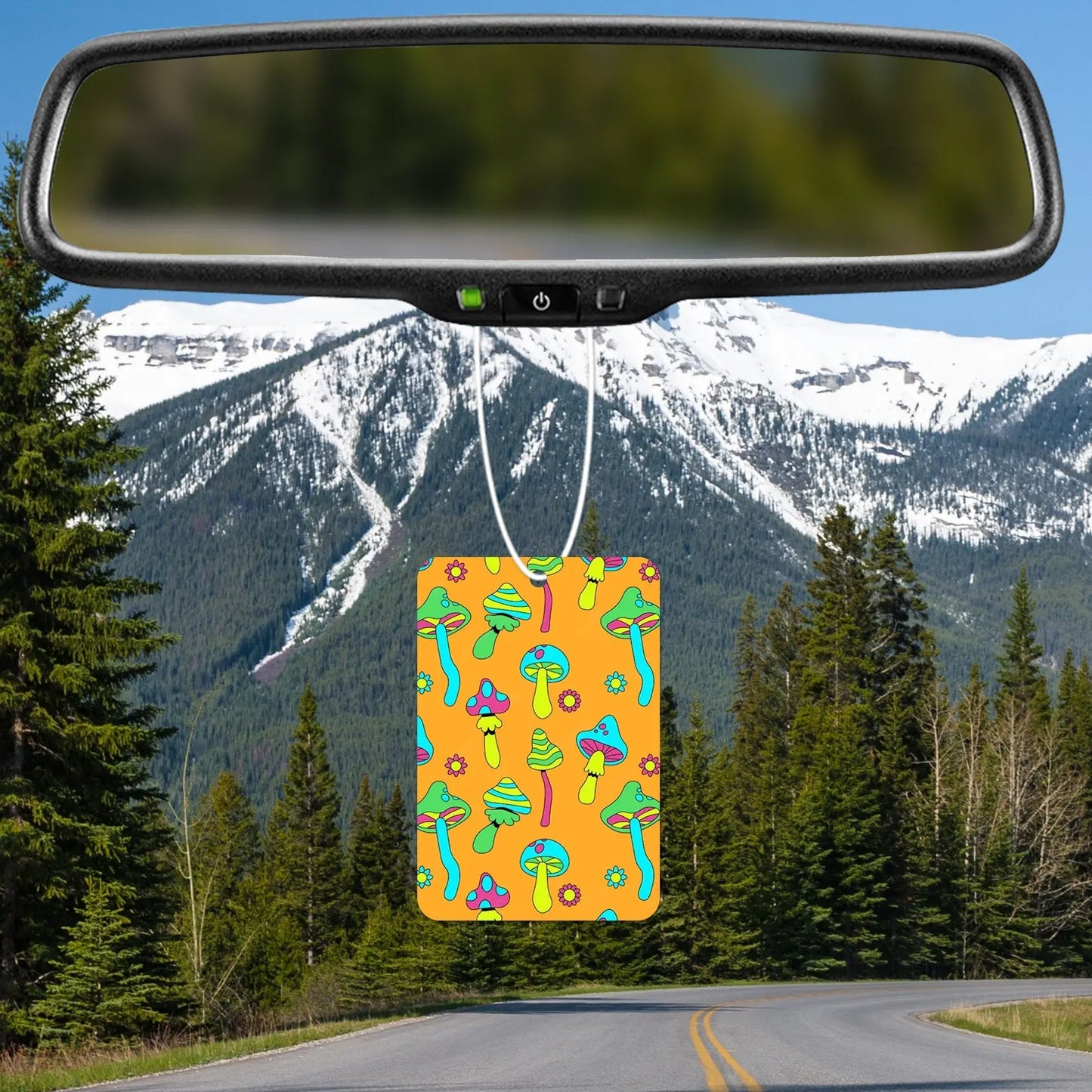 Colorful Mushroom Pattern Air Freshener