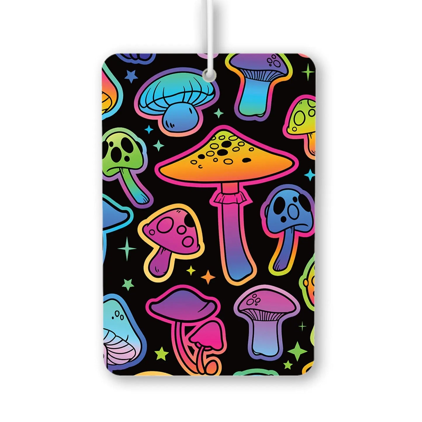 Colorful Mushroom Pattern Air Freshener