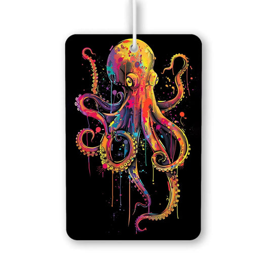 Colorful Octopus Art Air Freshener