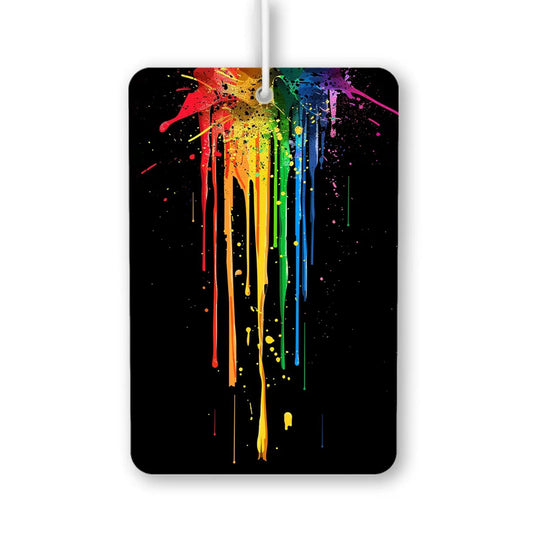 Colorful Paint Splash Air Freshener