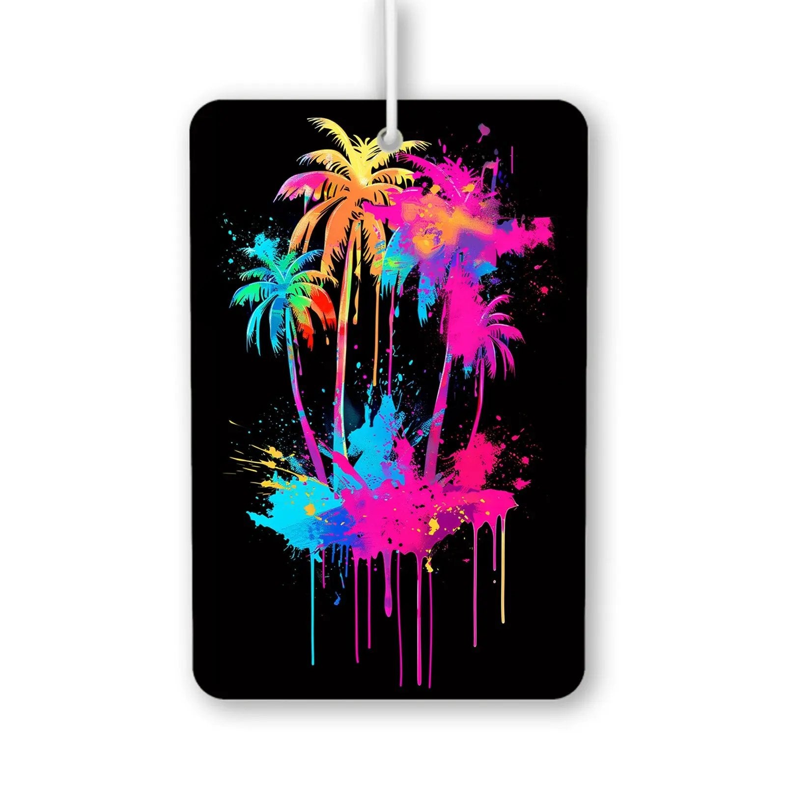 Colorful Palm Trees Air Freshener