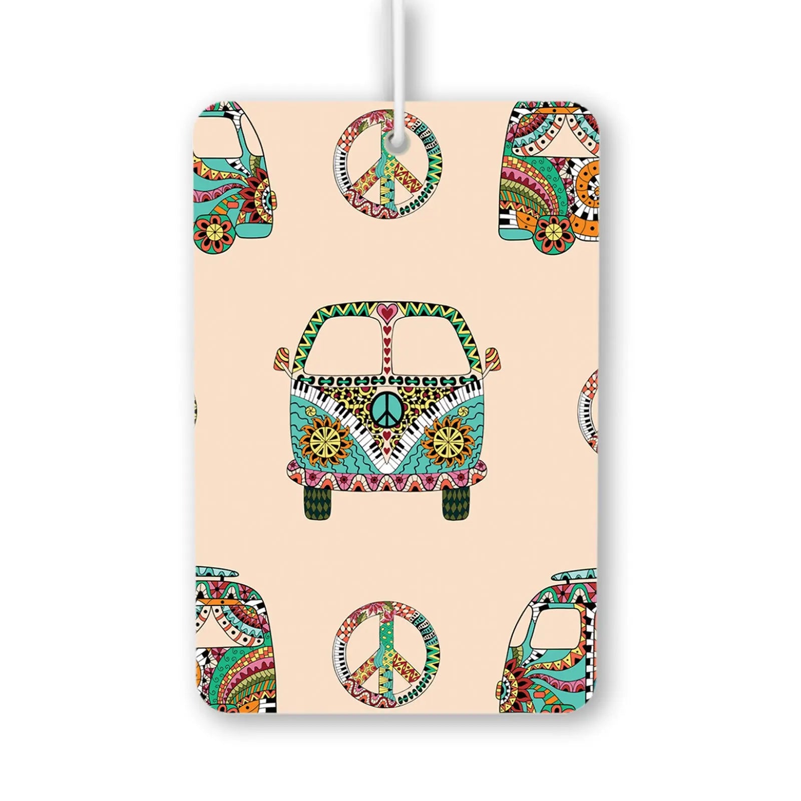 Colorful Peace Van Air Freshener