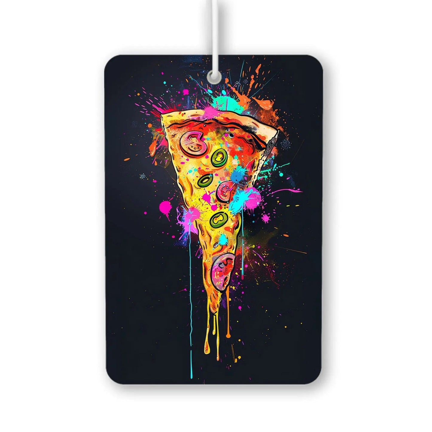 Colorful Pizza Slice Air Freshener