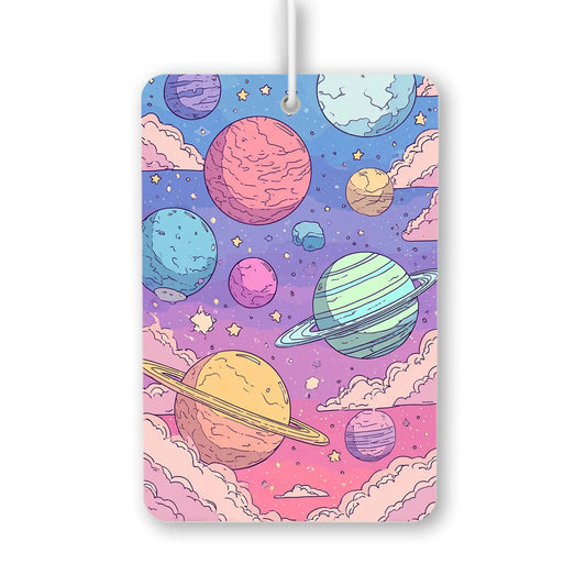 Colorful Planets in Space Air Freshener