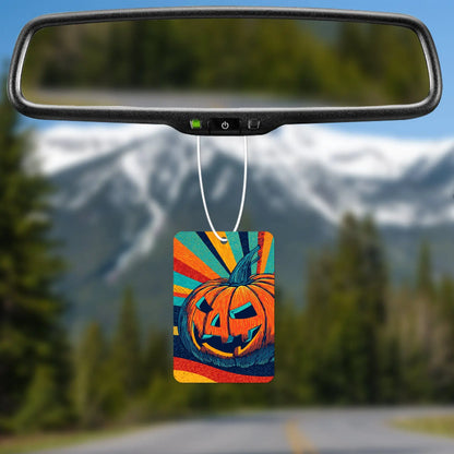 Colorful Pumpkin Design Air Freshener