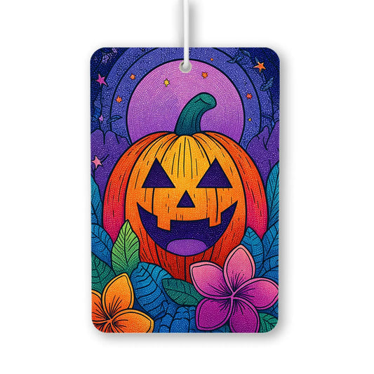 Colorful Pumpkin Halloween Air Freshener