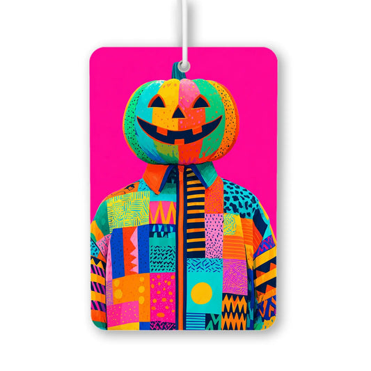 Colorful Pumpkin Head Jacket Air Freshener