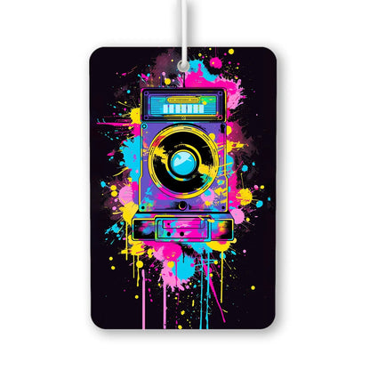 Colorful Retro Boombox Air Freshener
