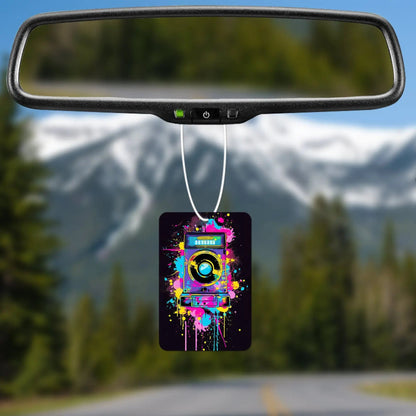Colorful Retro Boombox Air Freshener