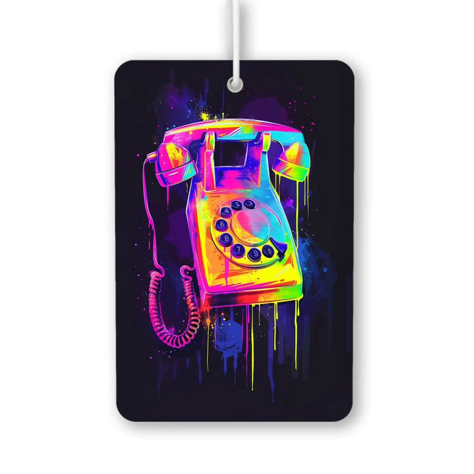 Colorful Retro Telephone Air Freshener