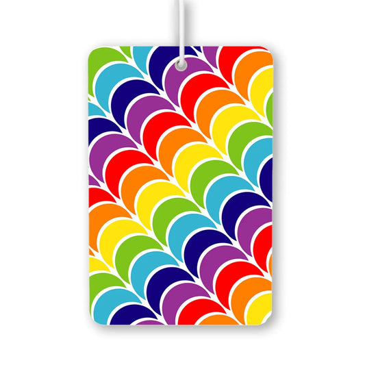 Colorful Scallop Pattern Air Freshener