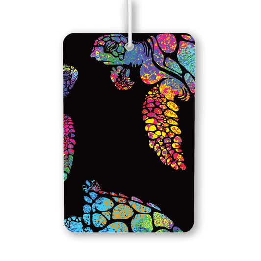 Colorful Sea Turtle Design Air Freshener
