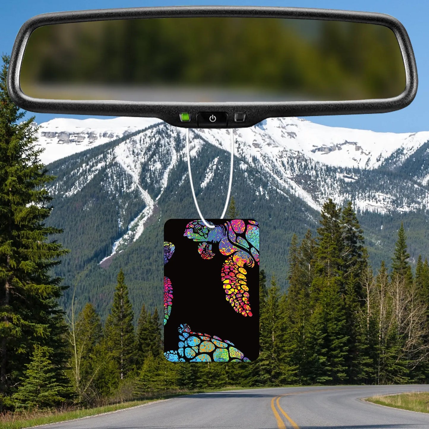 Colorful Sea Turtle Design Air Freshener