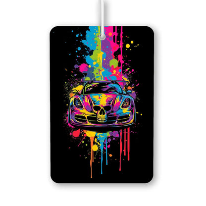 Colorful Skull Car Air Freshener