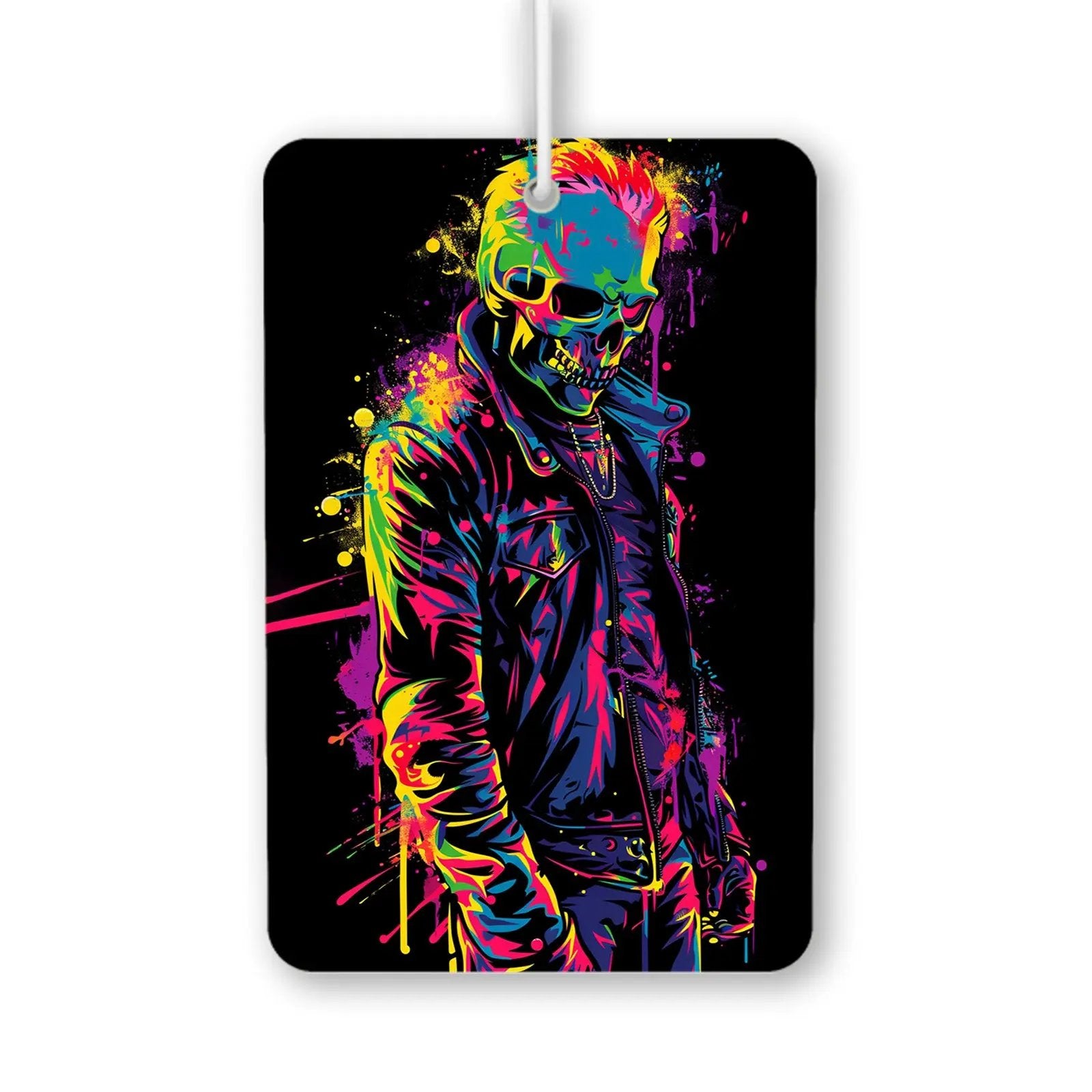 Colorful Skull Graphic Air Freshener