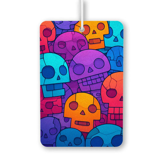 Colorful Skull Pattern Air Freshener