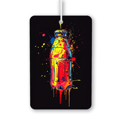 Colorful Soda Bottle Art Air Freshener