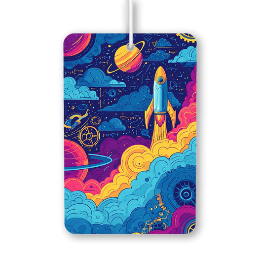 Colorful Space Adventure Air Freshener