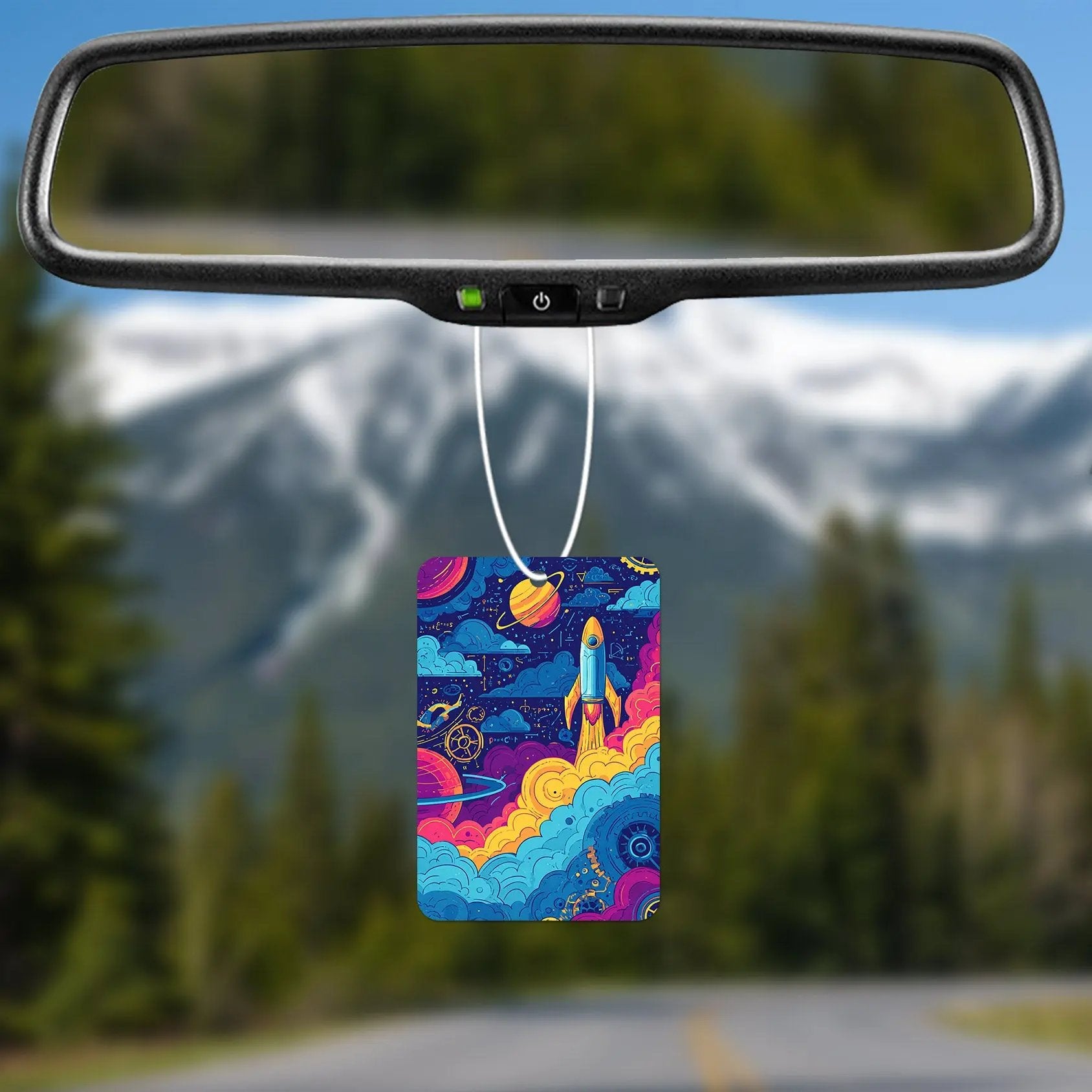 Colorful Space Adventure Air Freshener