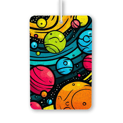 Colorful Space Planets Air Freshener