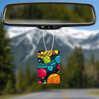 Colorful Space Planets Air Freshener