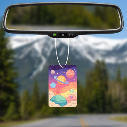 Colorful Space Scene Air Freshener