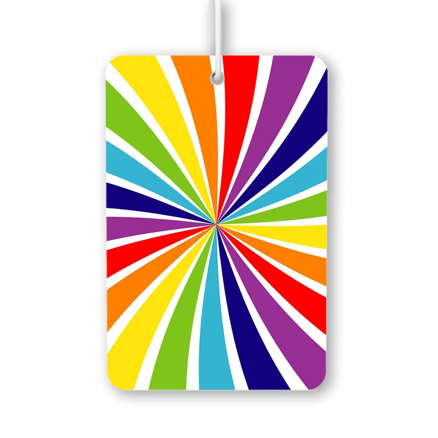 Colorful Spiral Design Air Freshener