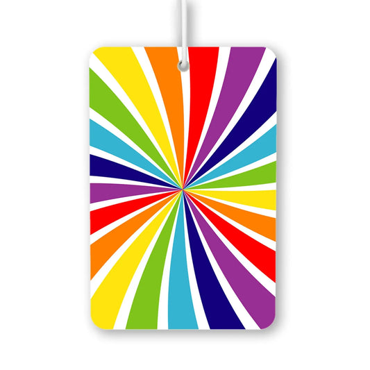Colorful Spiral Design Air Freshener