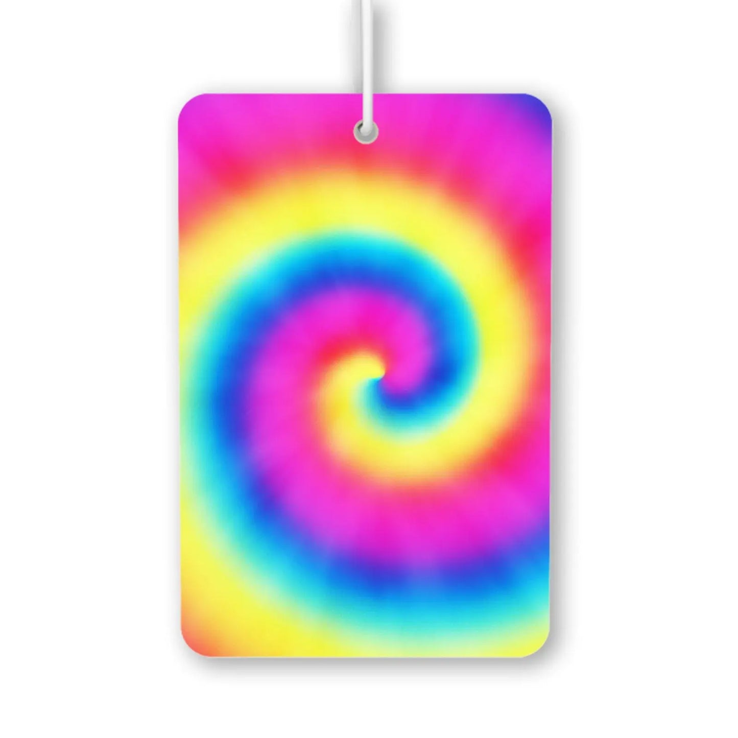 Colorful Spiral Tie-Dye Air Freshener
