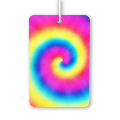 Colorful Spiral Tie-Dye Air Freshener