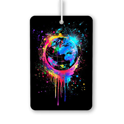 Colorful Splash World Air Freshener