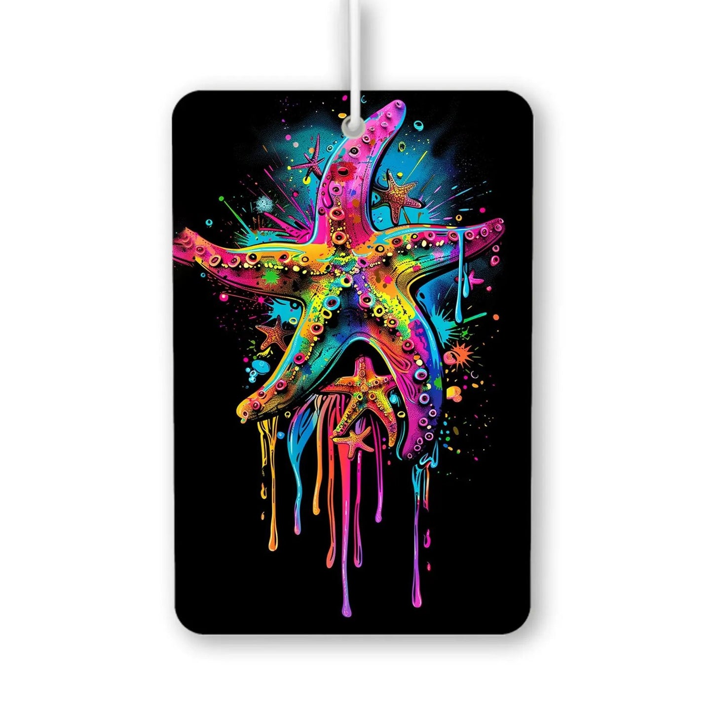 Colorful Starfish Splash Air Freshener