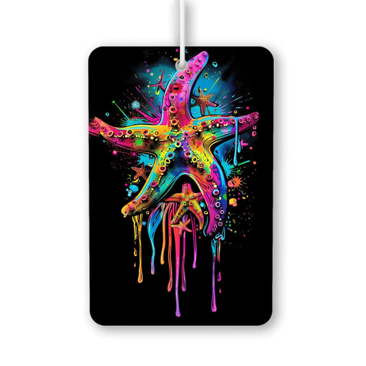 Colorful Starfish Splash Air Freshener