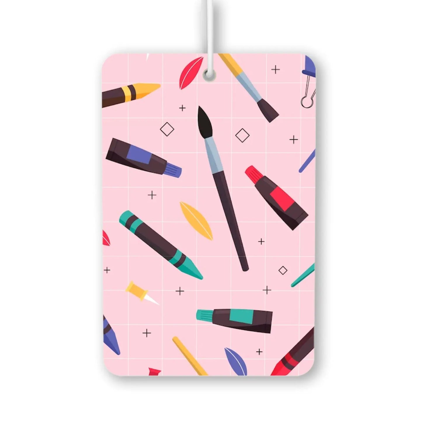 Colorful Stationery Pattern Air Freshener