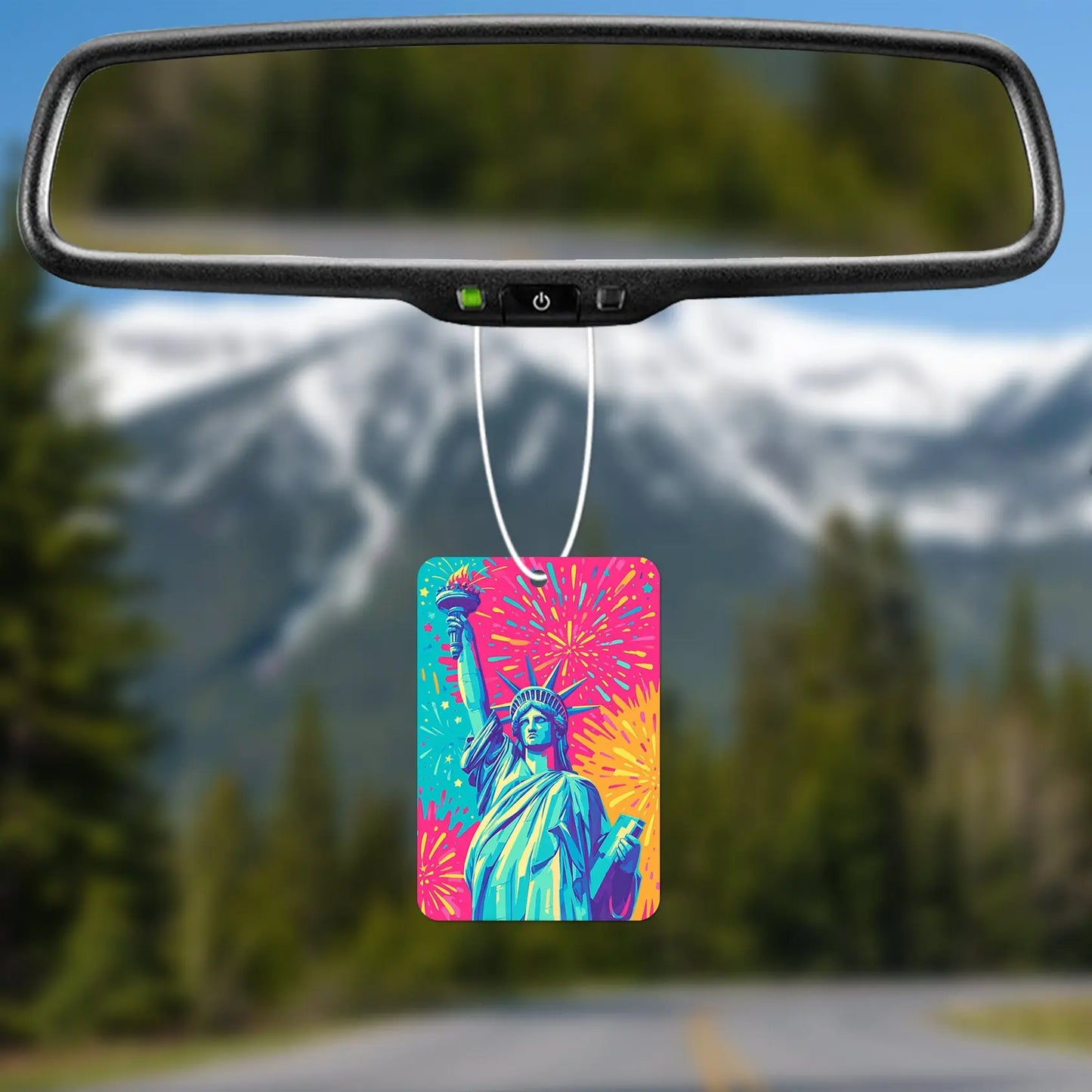 Colorful Statue of Liberty Air Freshener