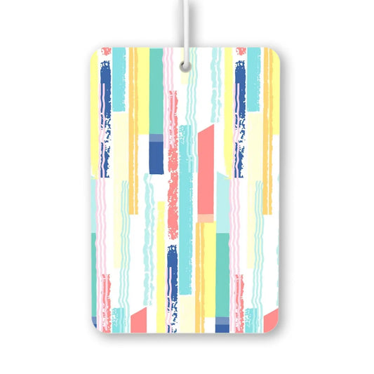 Colorful Striped Pattern Air Freshener
