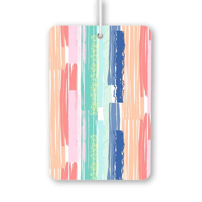 Colorful Striped Pattern Air Freshener