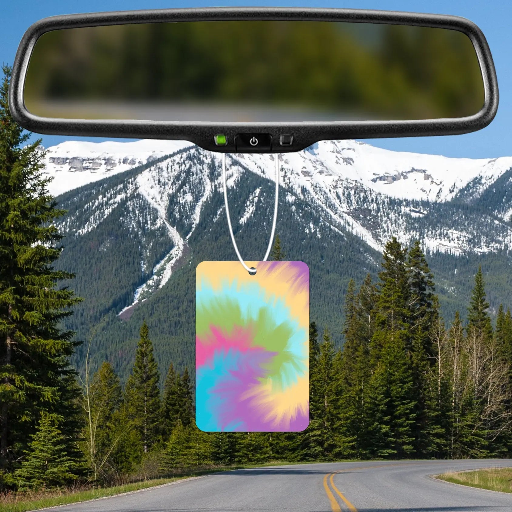 Colorful Swirl Air Freshener