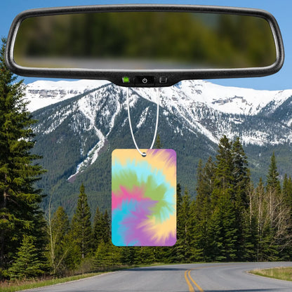 Colorful Swirl Air Freshener