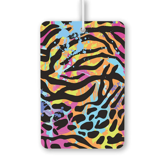 Colorful Tiger Print Air Freshener